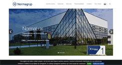 Desktop Screenshot of normagrup.com