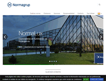 Tablet Screenshot of normagrup.com